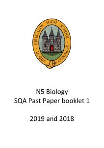 National 5 Biology Past Paper Booklet 1