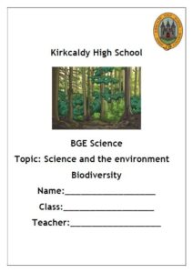 S2 Science in the Environment - Biodiversity Notes