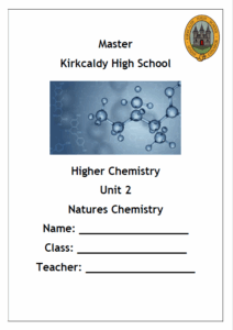 Higher Chemistry Unit 2 - Nature's Chemistry Notes