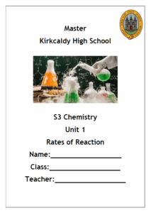 National 4/5 Chemistry  Unit 1, Part 1 - Rates of Reaction Notes