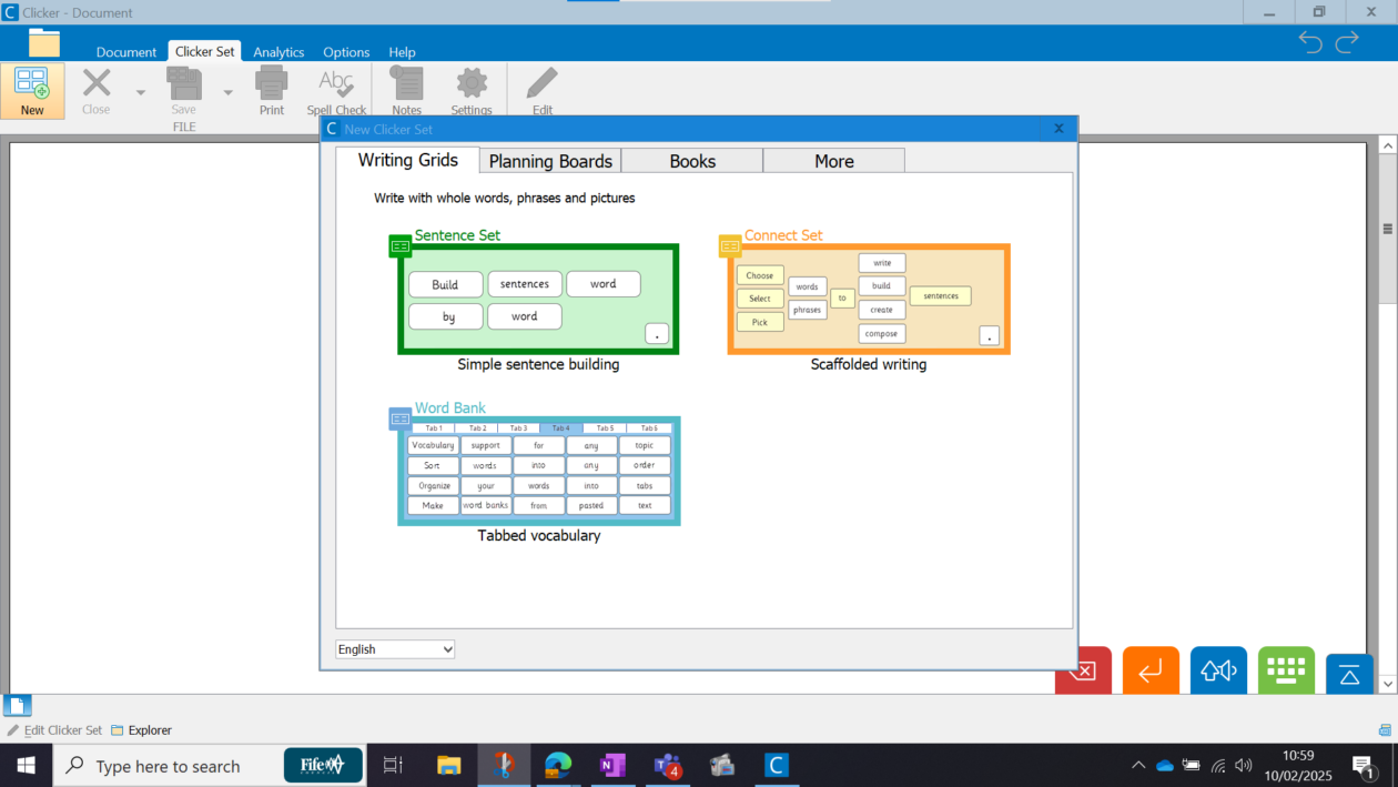 Clicker Grid Example Clicker 8 as a Teaching Tool | ATSS