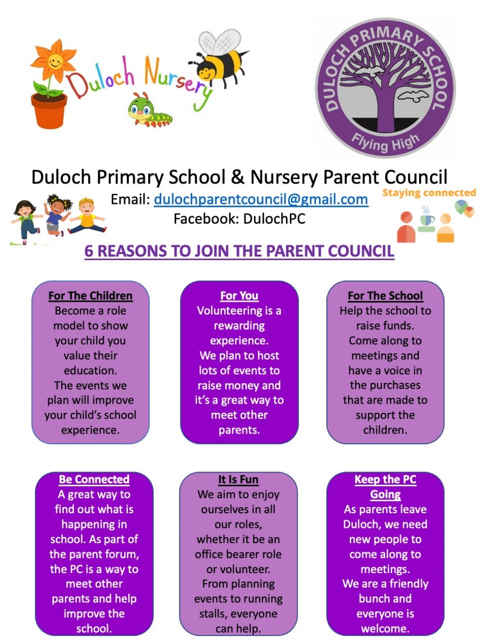 Parent Council Information Duloch Primary School and Nursery