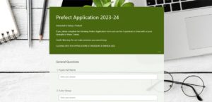 Prefect Application 2023-2024