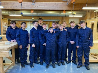 S4 Pupils on the Pre Apprenticeship Course