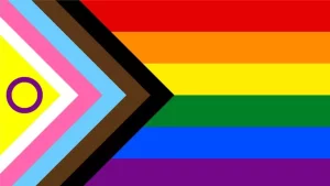 The latest version of the Pride Progress Flag (Getty Images)