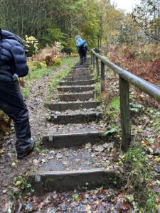Yet more stairs on the Duke of Edinburgh Expedition
