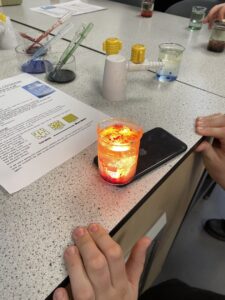 Christmassy experiments in our STEM Club