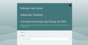 2024 KHS Curriculum Change Consultation Feedback Form