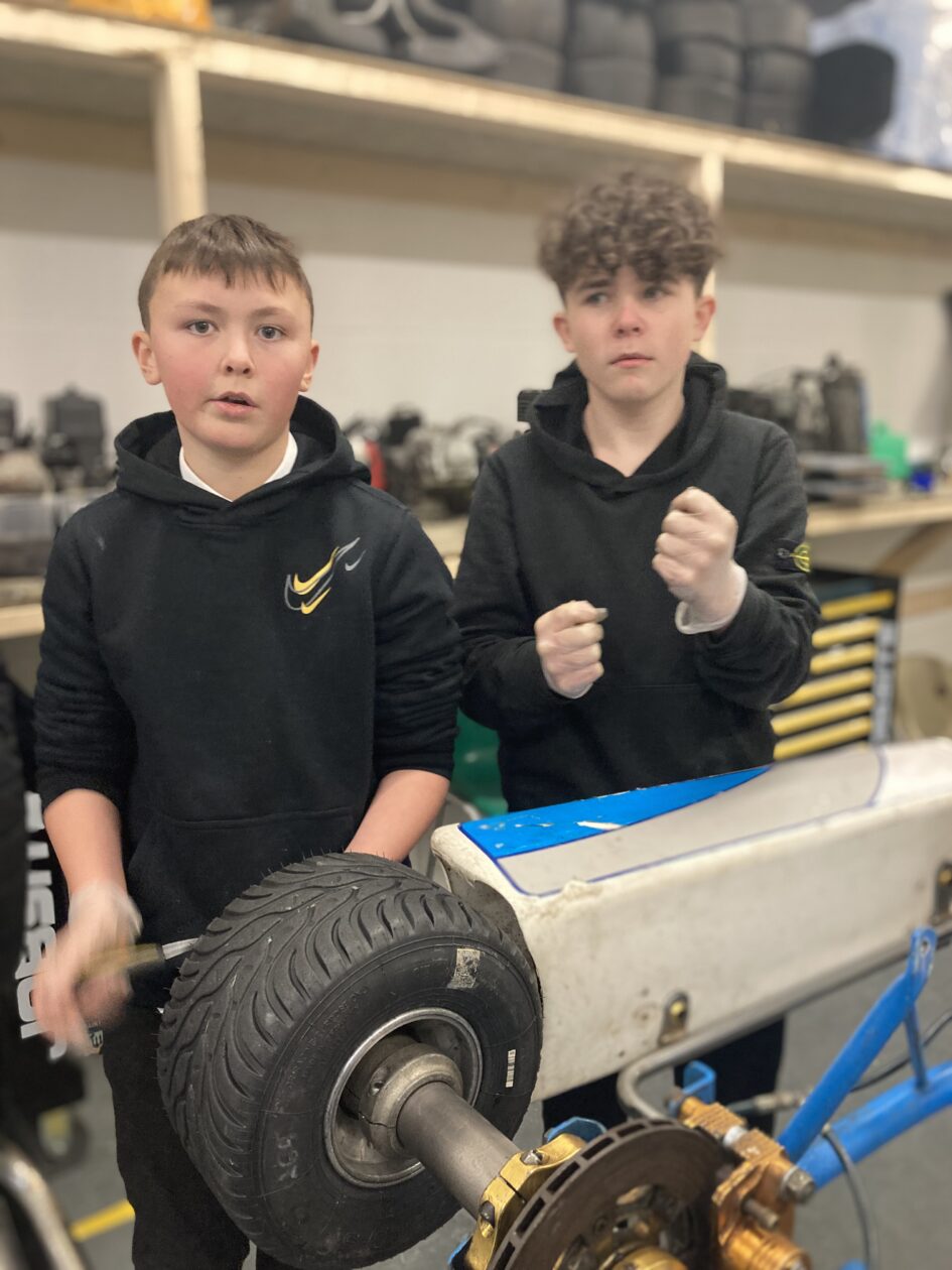 KHS Pupils at the Community Trade Hub