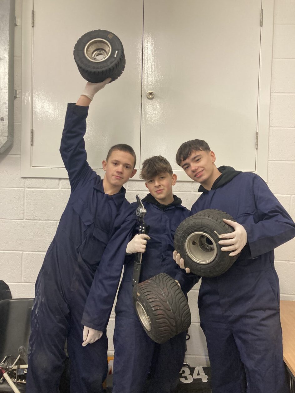 KHS Pupils at the Community Trade Hub