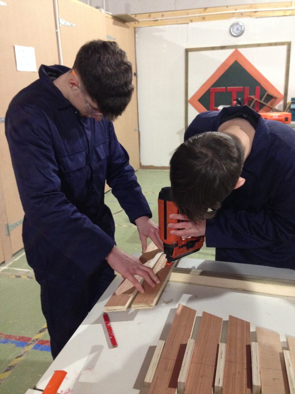 KHS Pupils at the Community Trade Hub