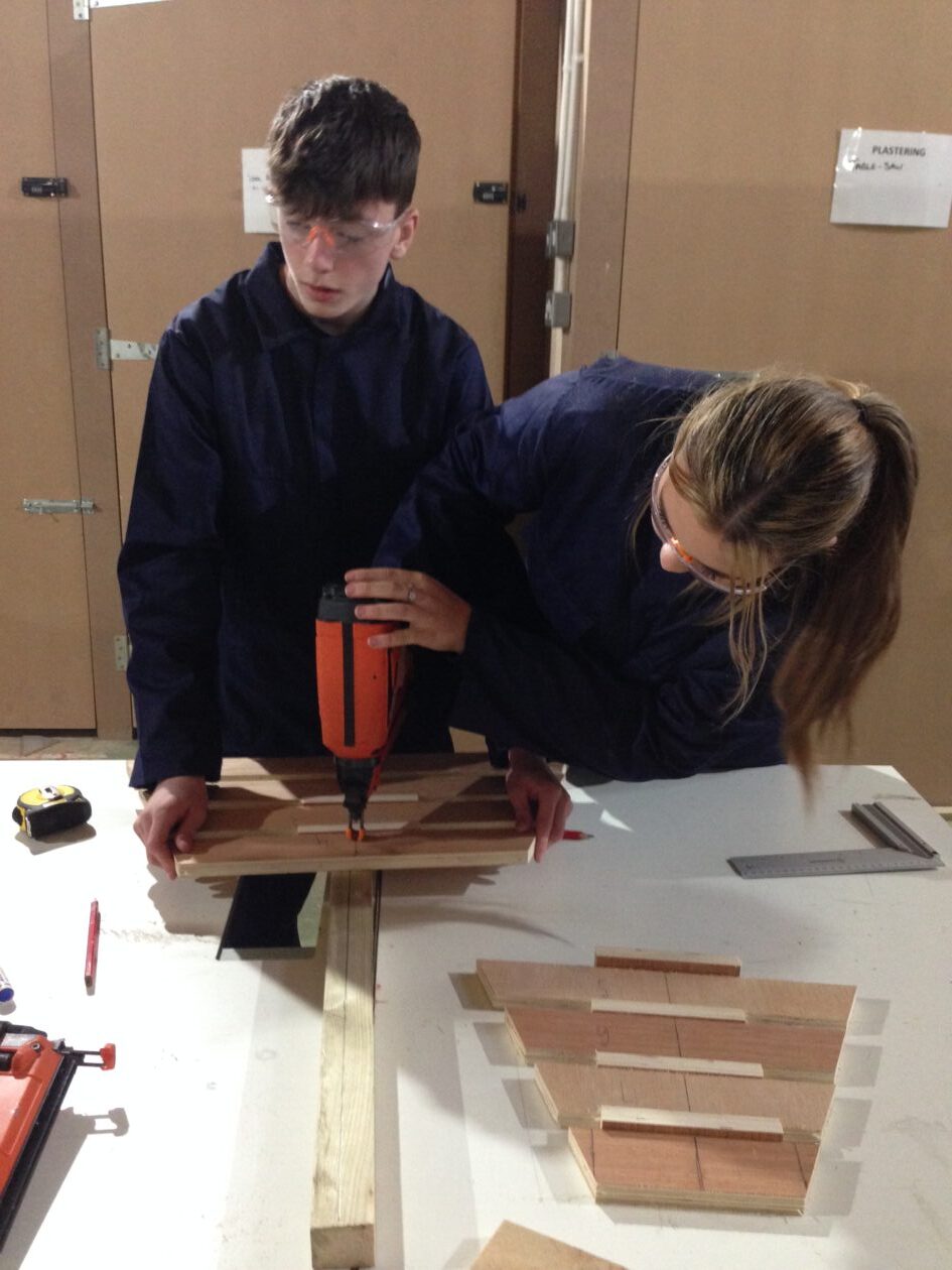 KHS Pupils at the Community Trade Hub
