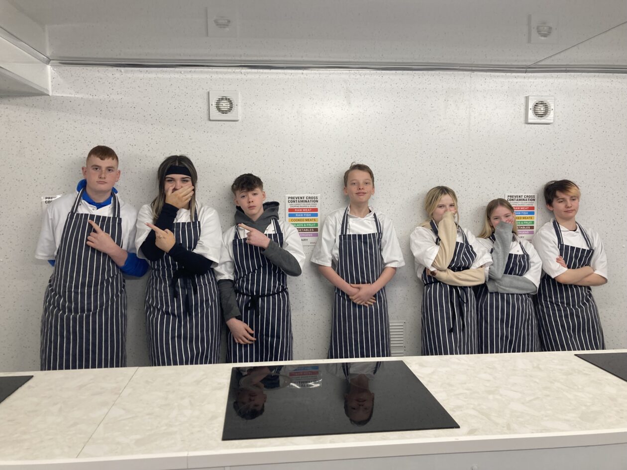 KHS Pupils at the Community Trade Hub