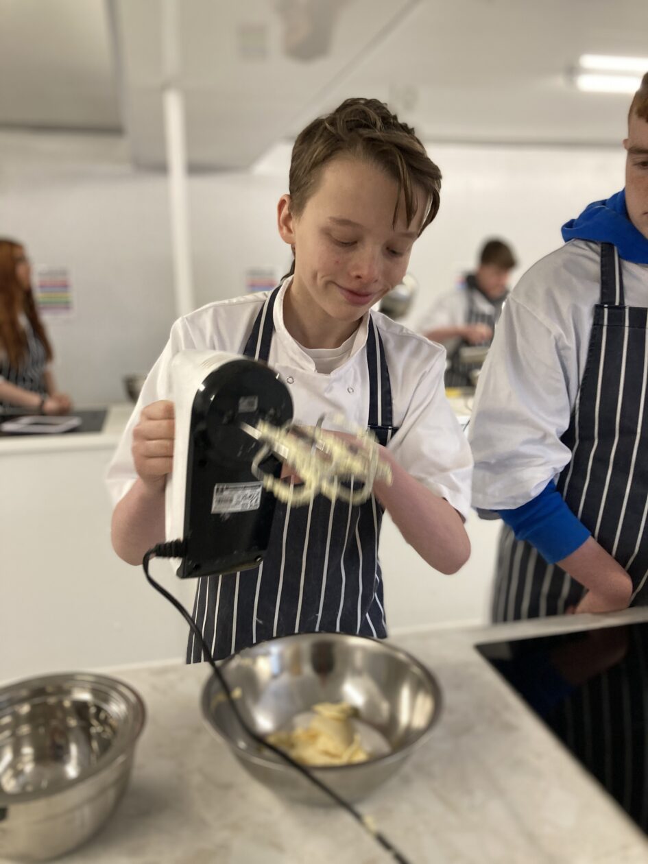 KHS Pupils at the Community Trade Hub