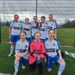 Our fabulous under 14 girls' football team