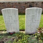 Gravestones - from day 3 of the Kirkcaldy High School Battlefields Trip 2024