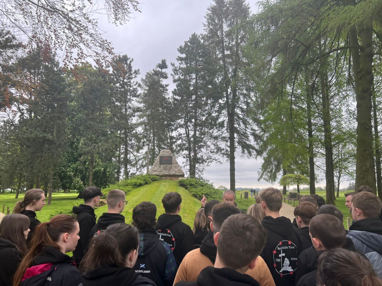 From day 3 of the Kirkcaldy High School Battlefields Trip 2024