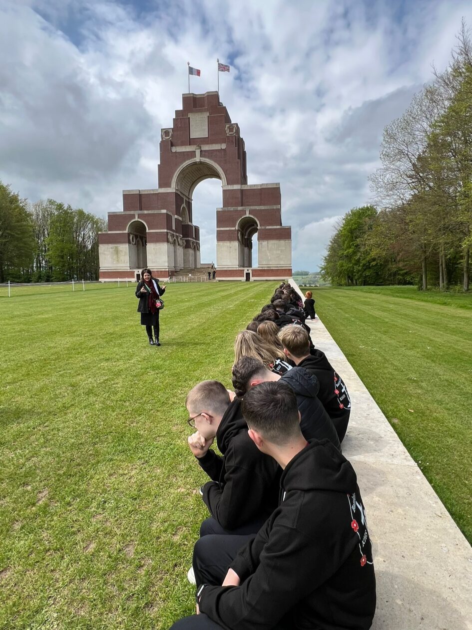 Thiepval - from day 3 of the Kirkcaldy High School Battlefields Trip 2024