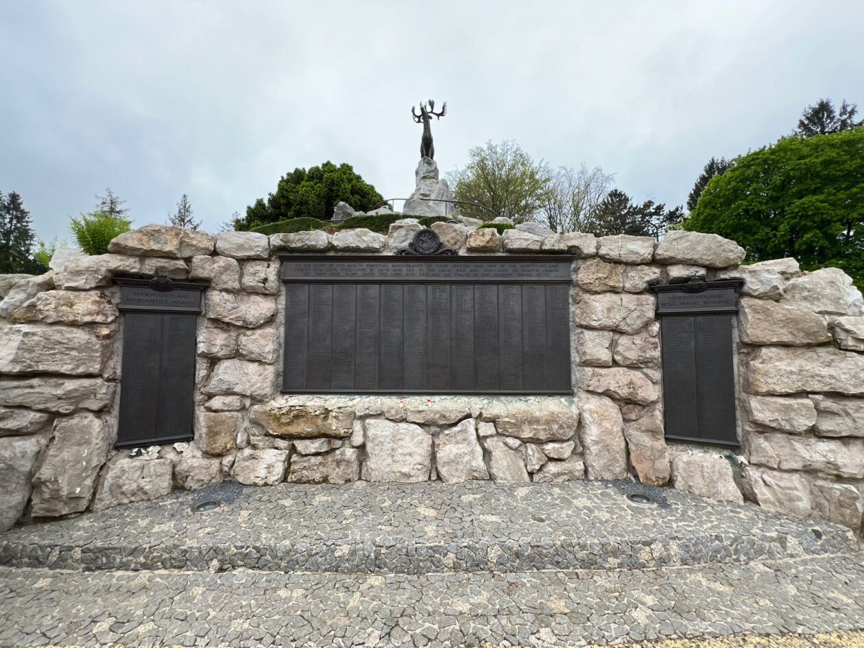 A monument with a stag - from day 3 of the Kirkcaldy High School Battlefields Trip 2024