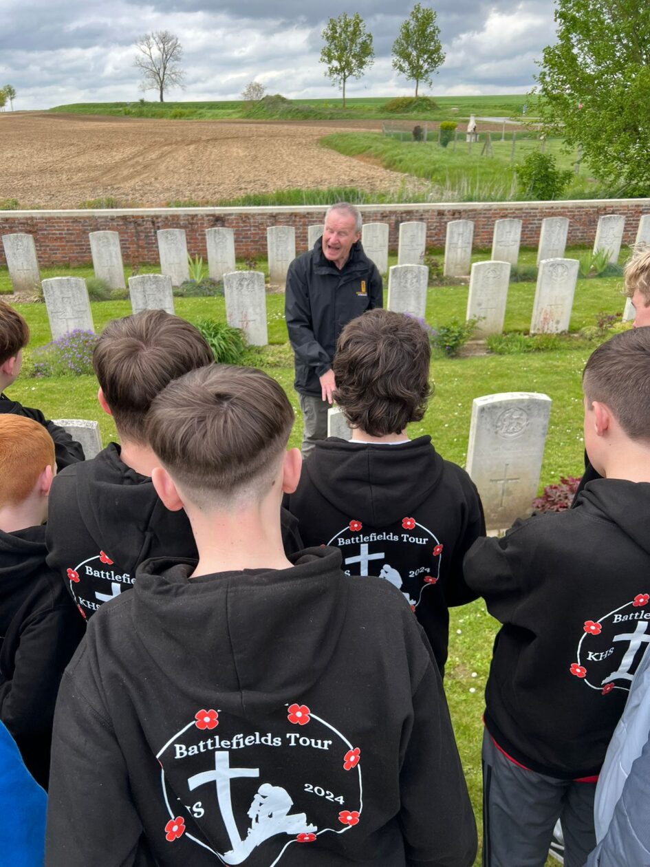 The 3rd Kirkcaldy Pals Learn more - from day 3 of the Kirkcaldy High School Battlefields Trip 2024