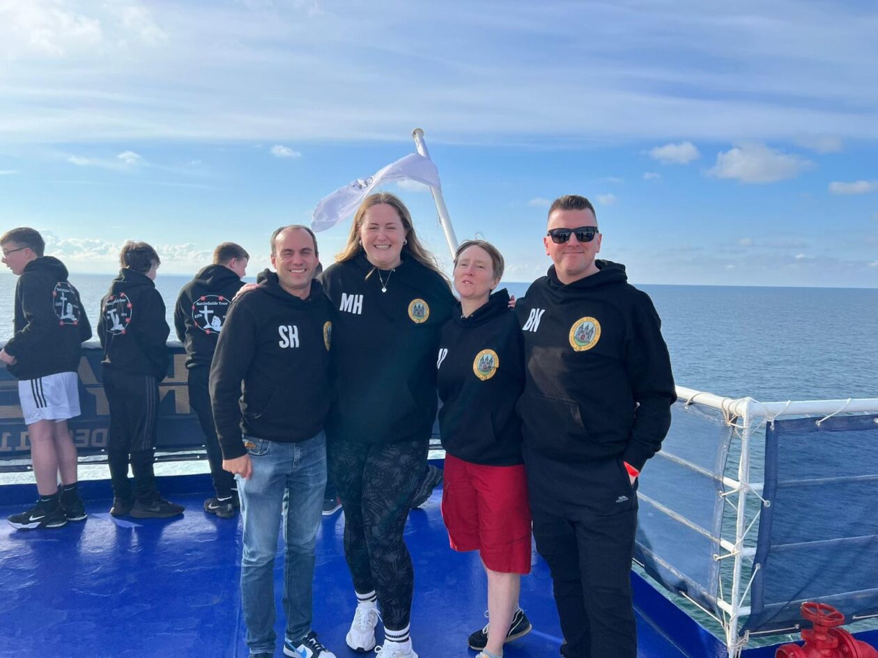 The 3rd Kirkcaldy PALS Battalion on the Ferry