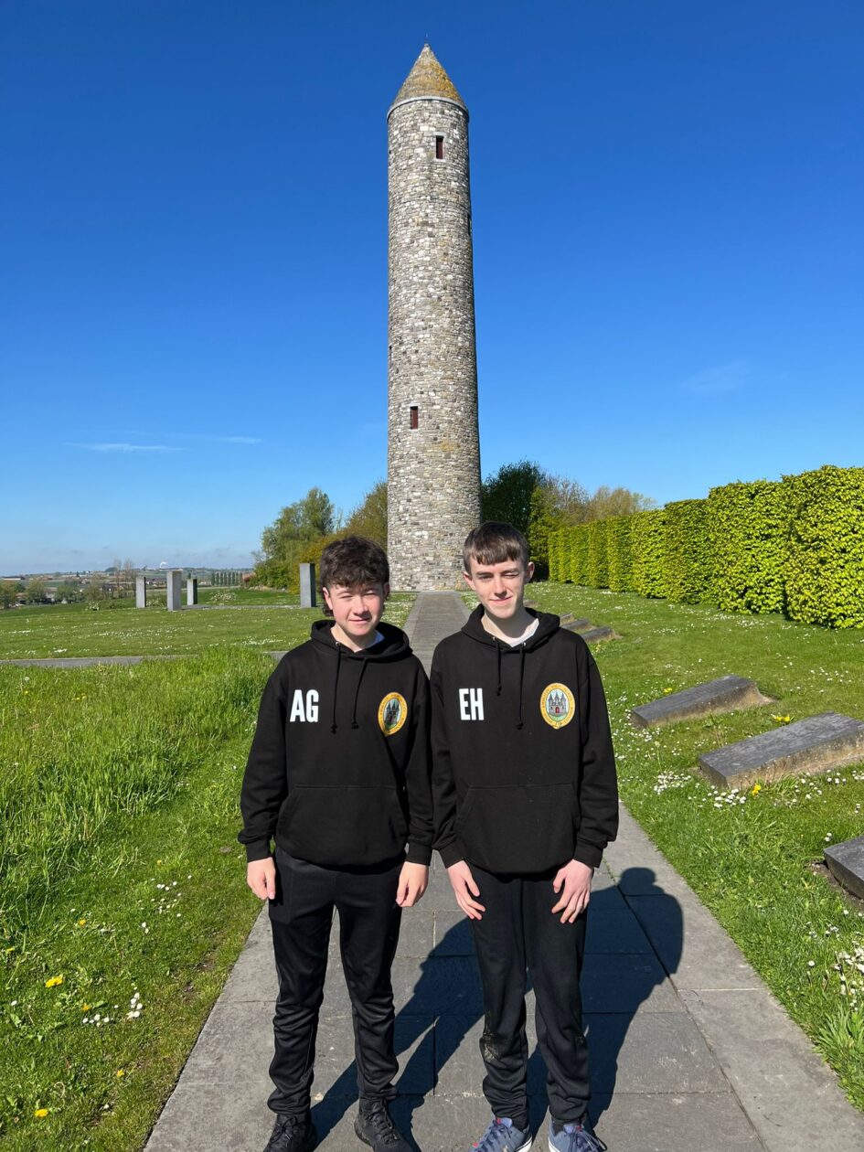 Image from day 2 of the Kirkcaldy High School Battlefields Trip 2024