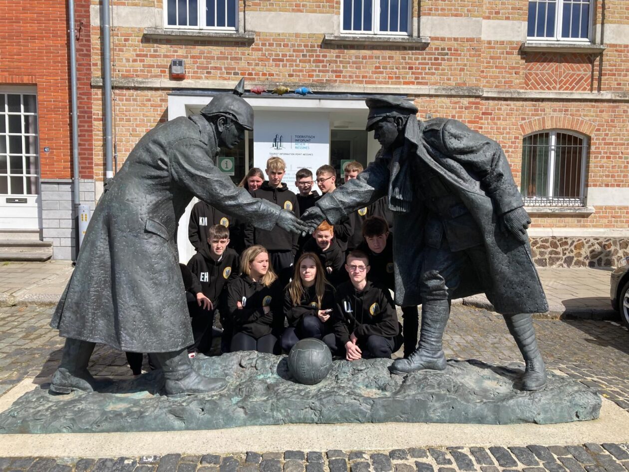 Image from day 2 of the Kirkcaldy High School Battlefields Trip 2024