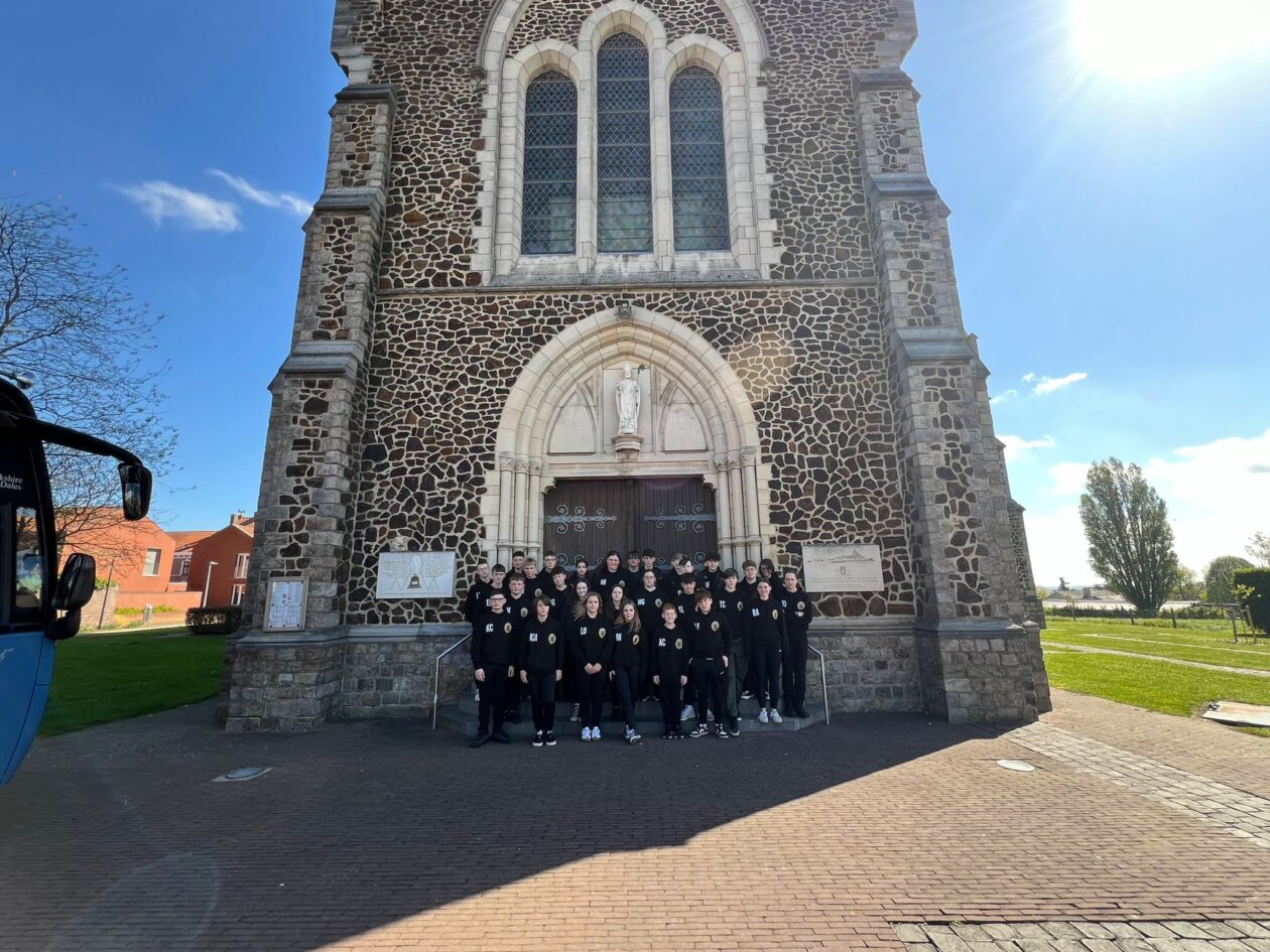 Image from day 2 of the Kirkcaldy High School Battlefields Trip 2024