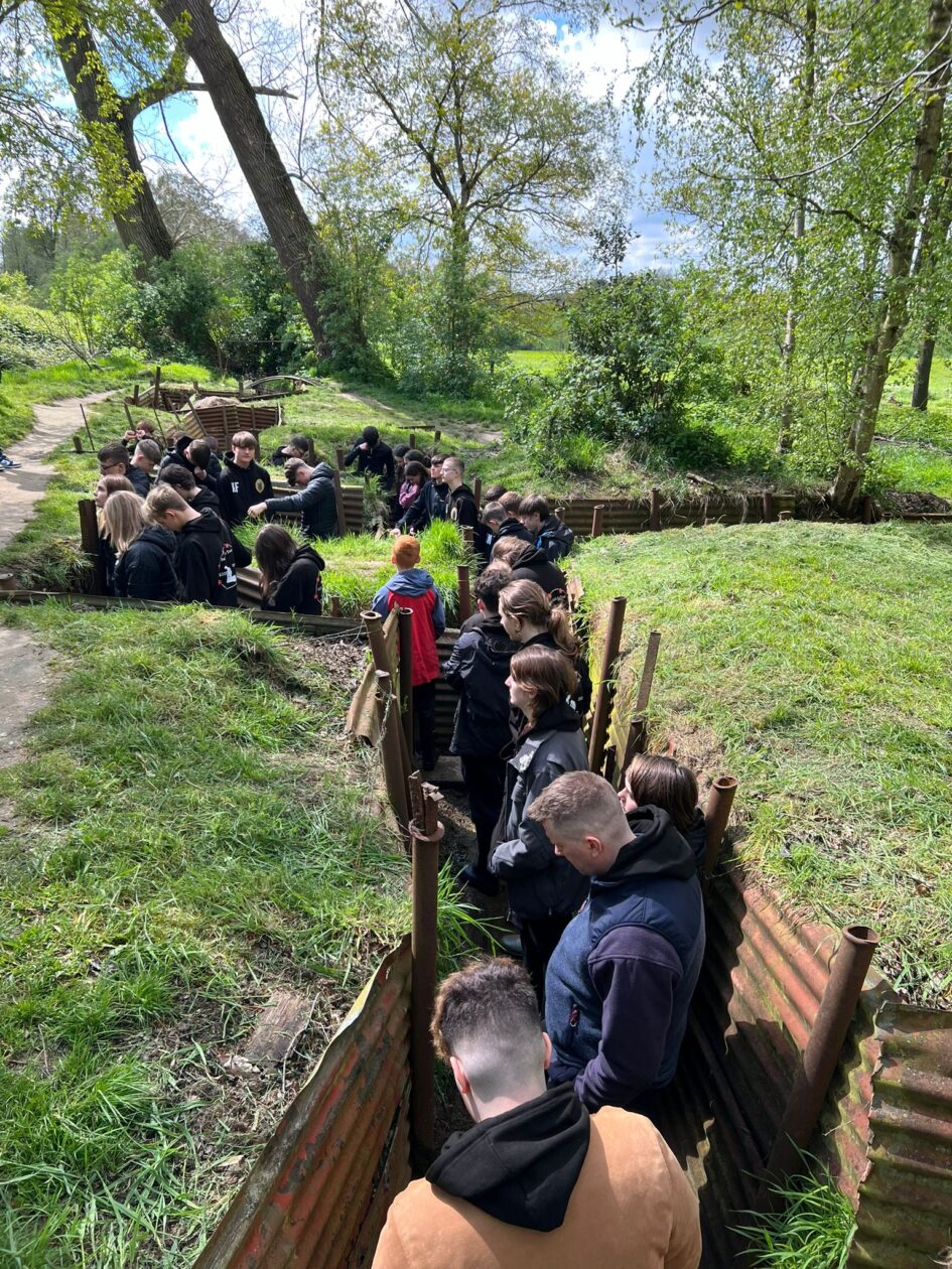 Image from day 2 of the Kirkcaldy High School Battlefields Trip 2024