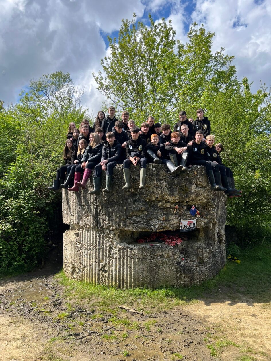 Image from day 2 of the Kirkcaldy High School Battlefields Trip 2024