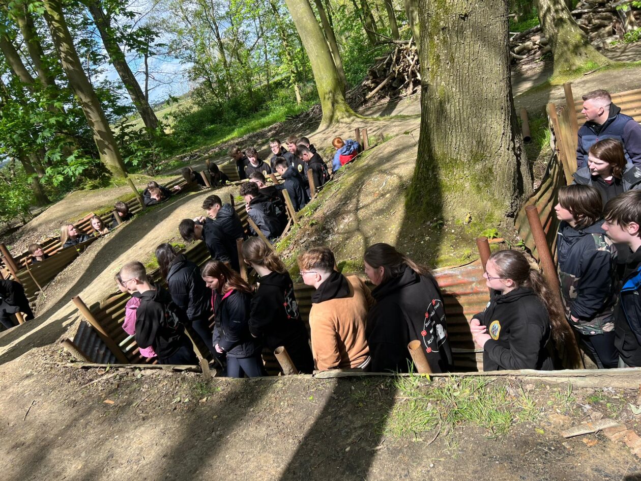 Image from day 2 of the Kirkcaldy High School Battlefields Trip 2024