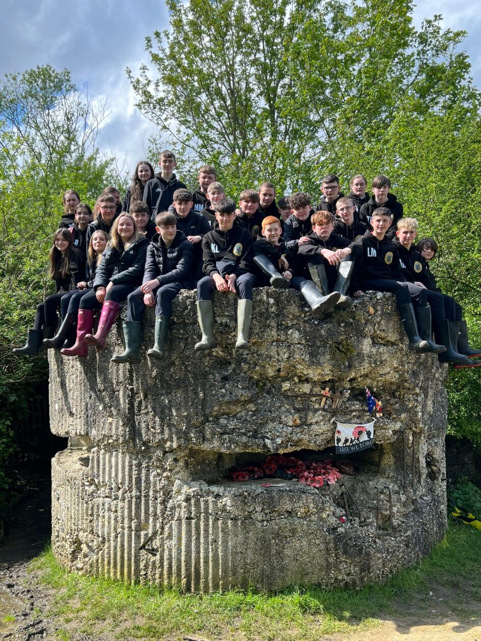 Image from day 2 of the Kirkcaldy High School Battlefields Trip 2024