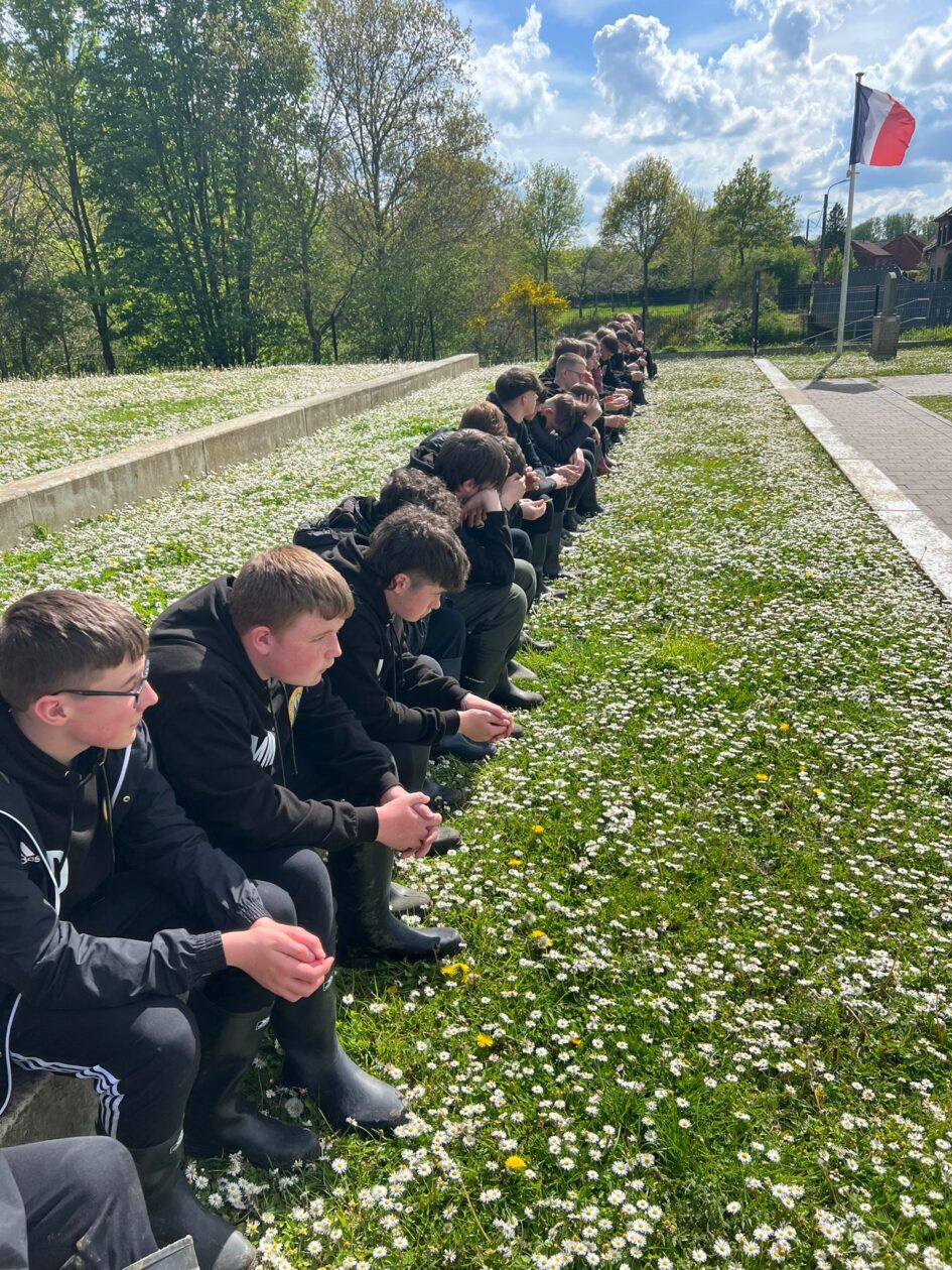 Image from day 2 of the Kirkcaldy High School Battlefields Trip 2024