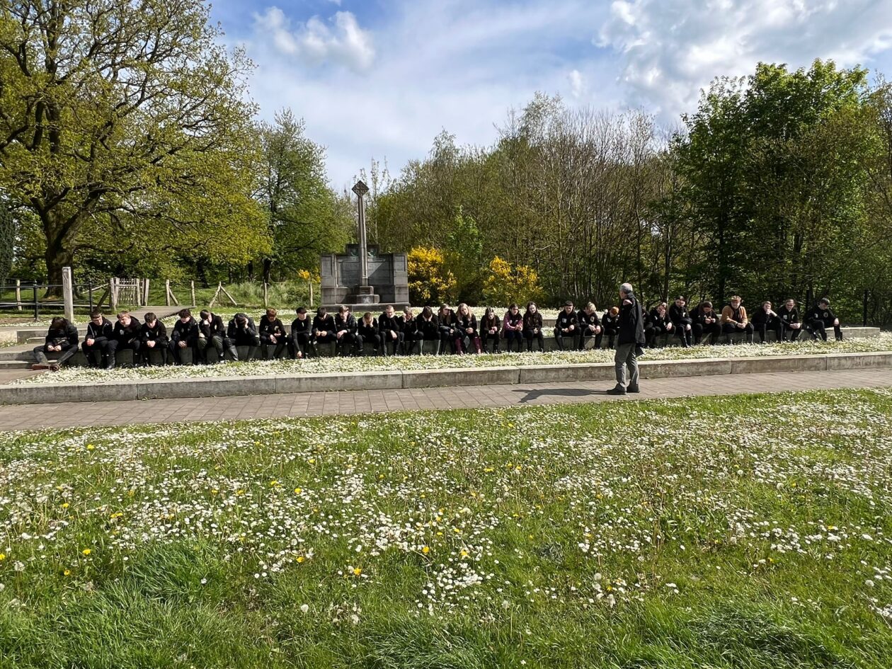 Image from day 2 of the Kirkcaldy High School Battlefields Trip 2024