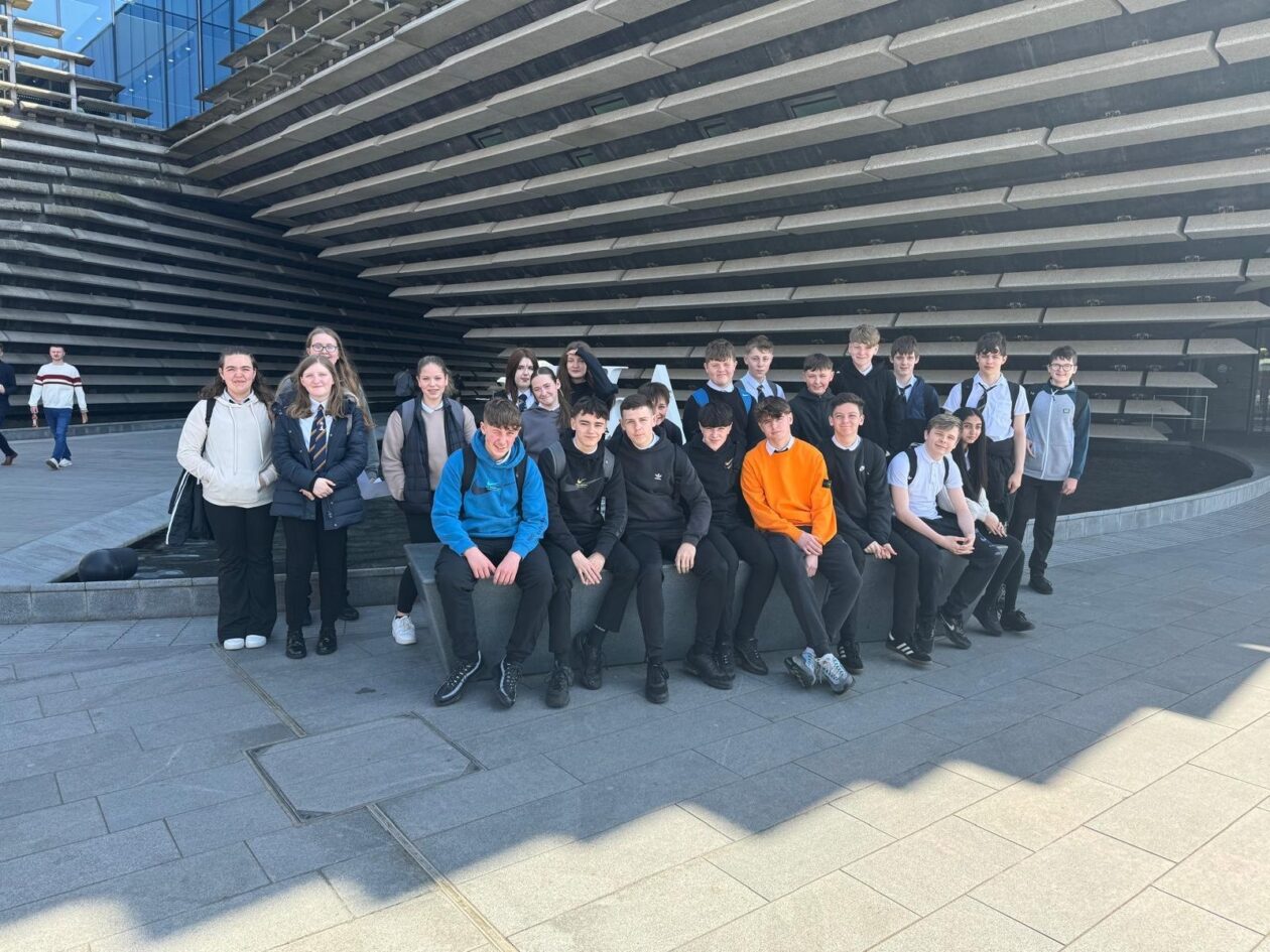 Team KHS at the V &A, Dundee