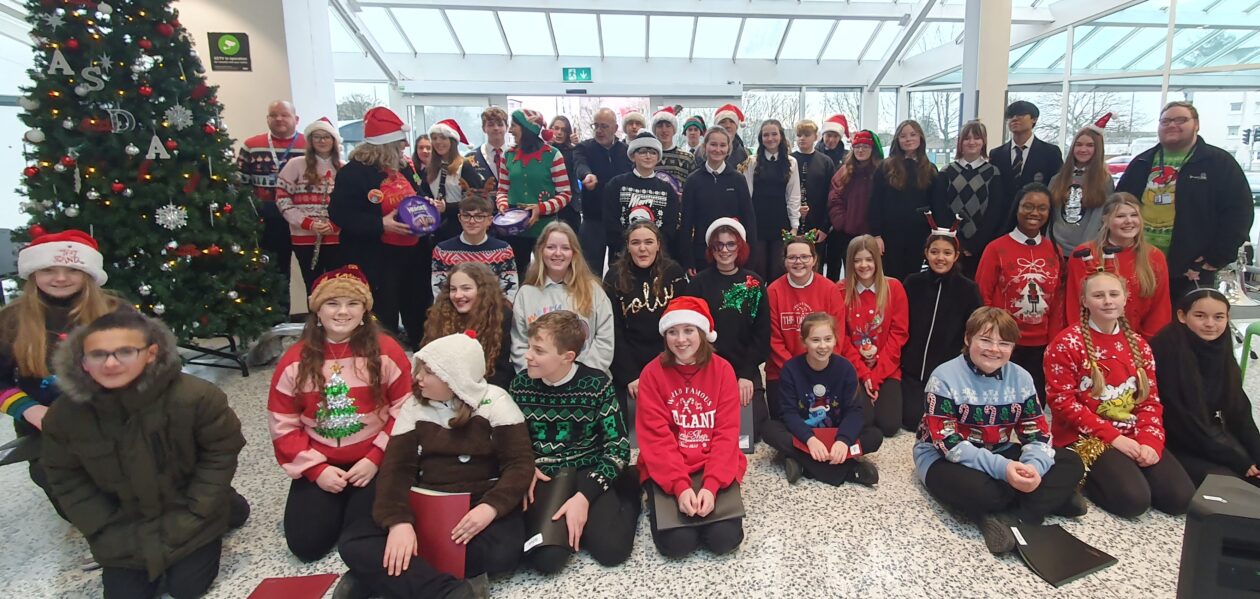 Festive Musicians at ASDA