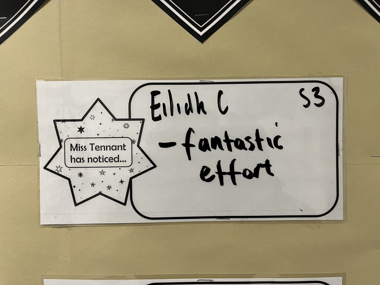 KHS Science Star - Eilidh