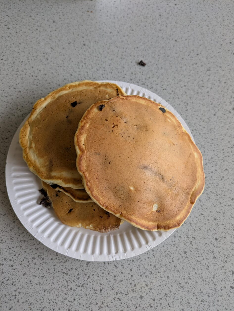 Pancakes made by a Supported Learning class