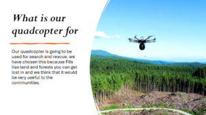 Quadcopter Success! A wee slide from an amazing presentation.