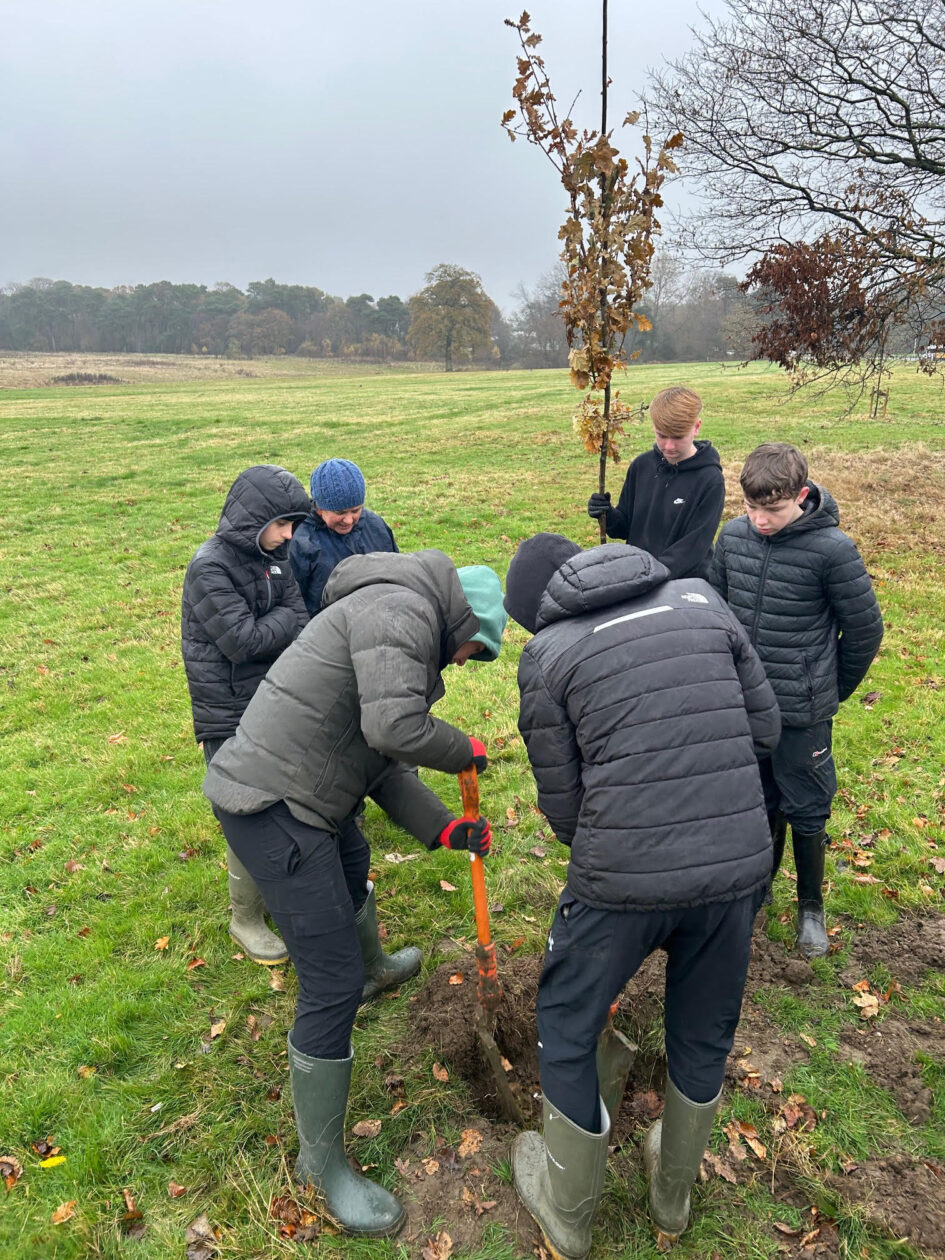 Tree Planting in Dunnikier Park