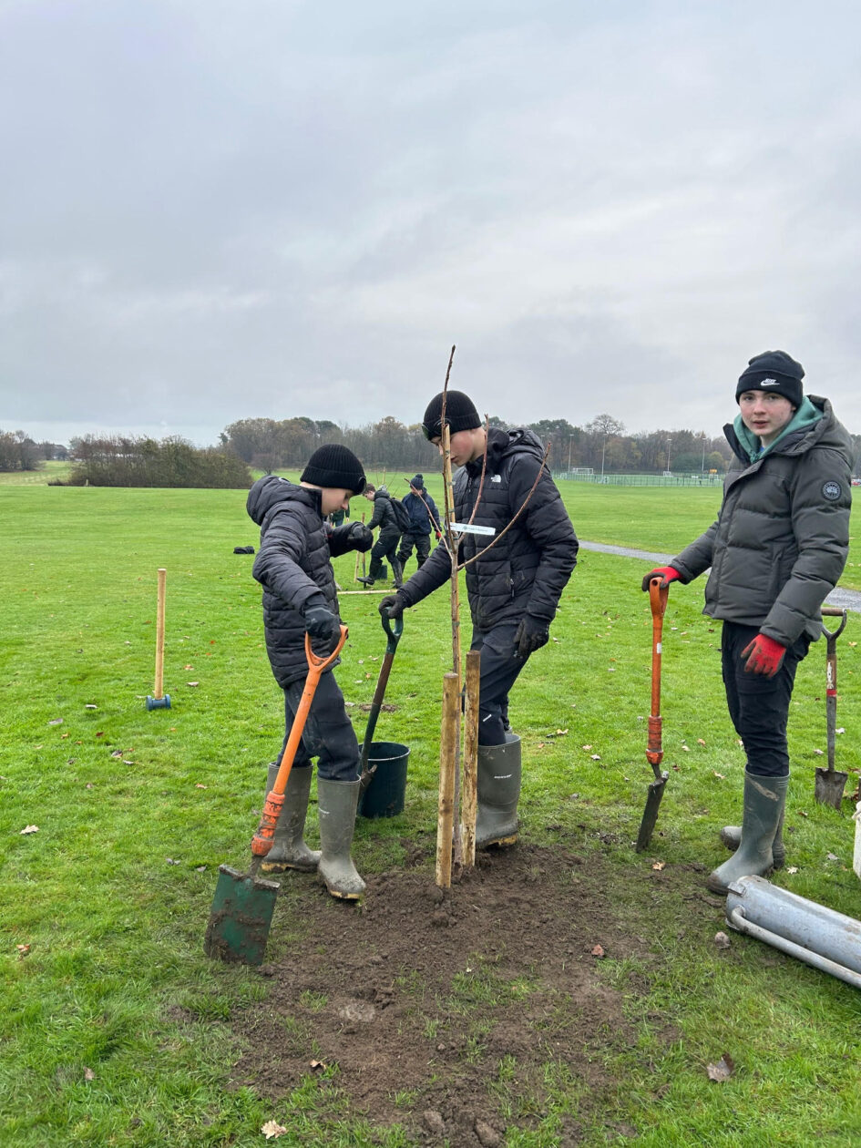 Tree Planting in Dunnikier Park