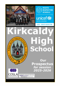 Kirkcaldy High School Prospectus 2025-2026