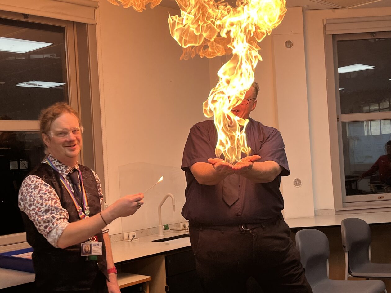 Fiery Times at the P7 Open Evening!