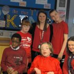 Our pupils wore red today to support the Children's Heart Surgery Fund. We think they look fab!