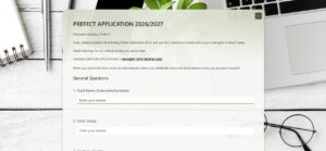 Prefect Application 2026-2027