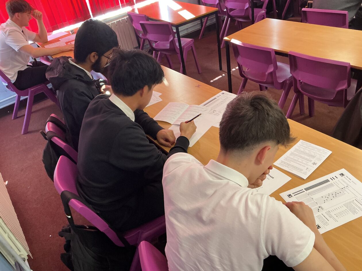 Heads Down for the Maths Challenge