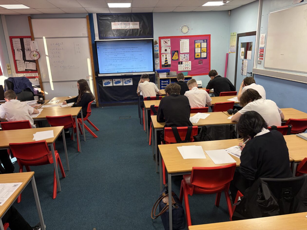 Heads Down for the Maths Challenge