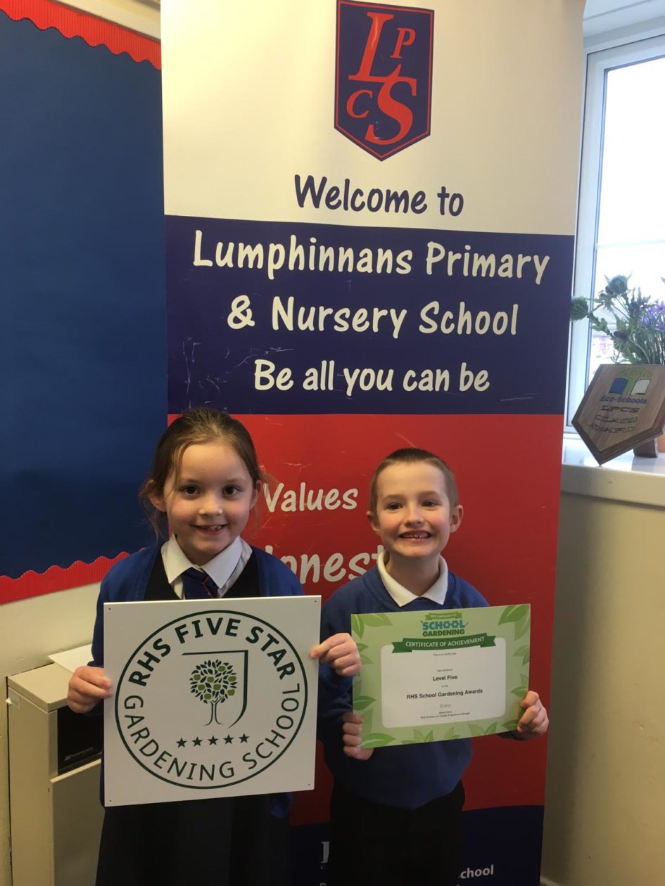 Royal Horticultural Gardening Awards | Lumphinnans Primary School