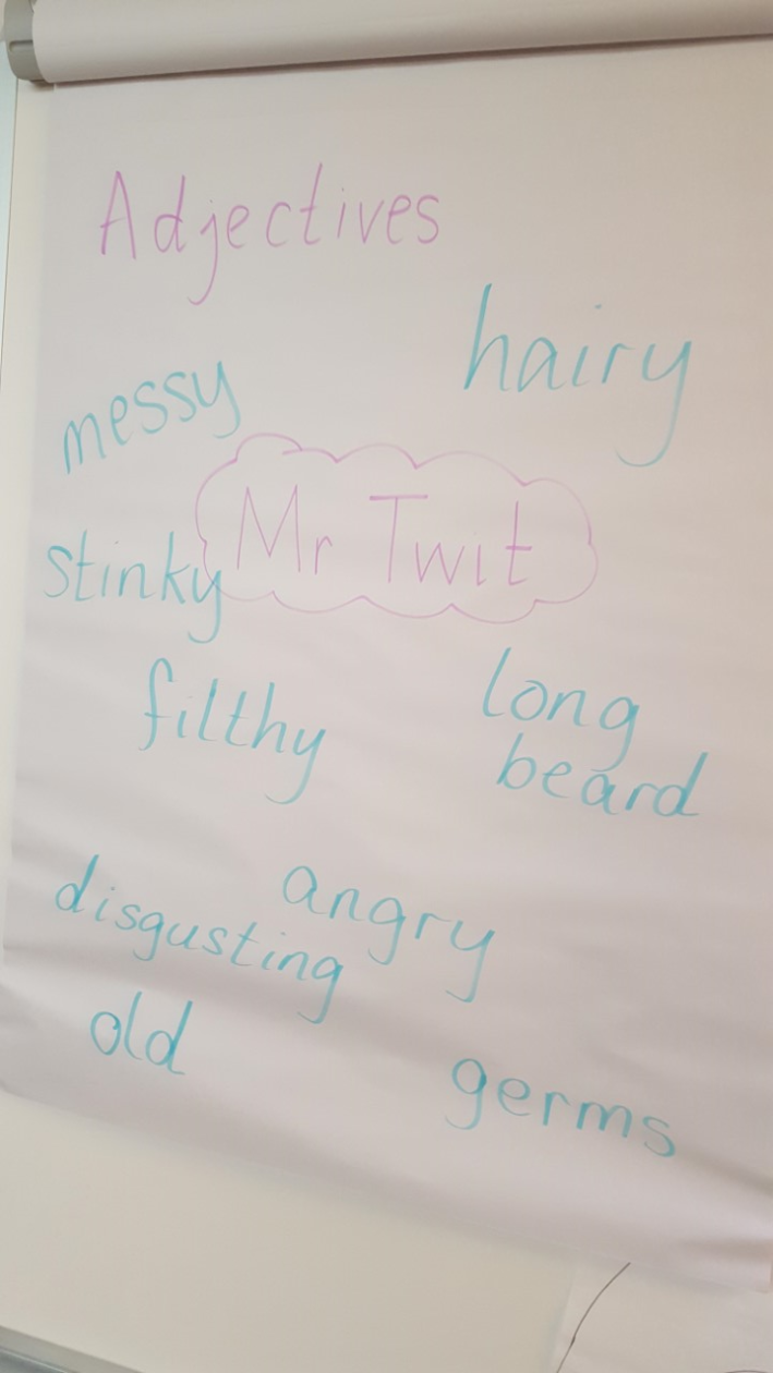 Adjectives to decscribe Mr Twit