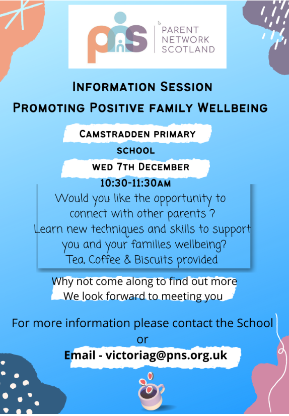 Parent Network Scotland Promoting Positive Family Wellbeing Family